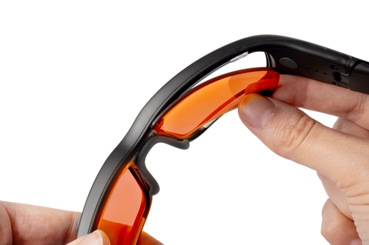 Orange glasses for PROPEAQ 3